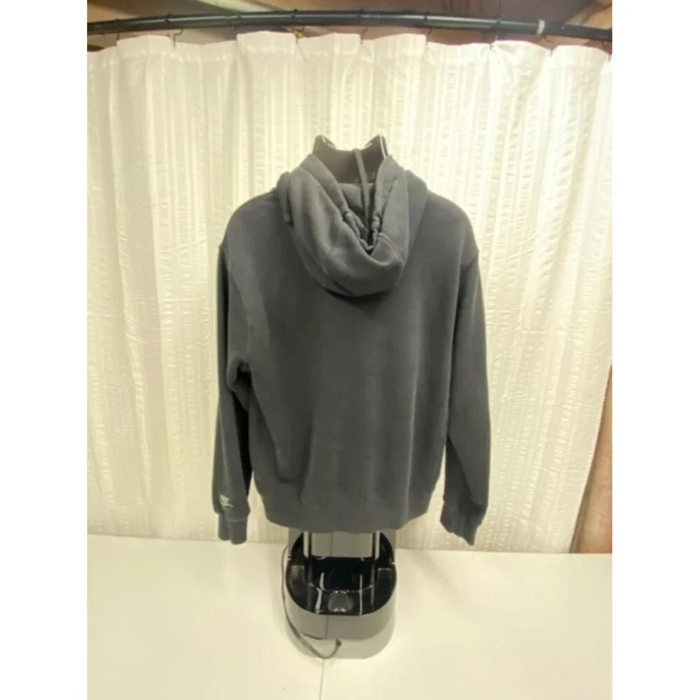 Nike Club Fleece Men's Small Black Embroidered Logo Pullover Hoodie FB7488-010